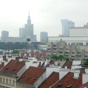 WARSZAWA Widok Centrum ze Starego Miasta