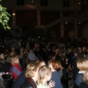 publiczność w patio