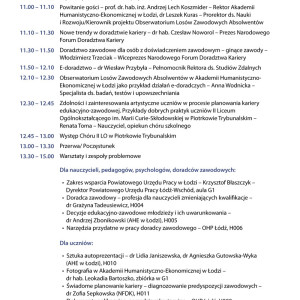 AHE Łódź konferencja wspieranie kariery