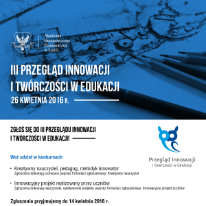 III Przegląd Innowacji i Twórczości w Edukacji