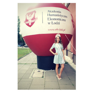 Wizyta Miss Polonia Województwa Łódzkiego w Akademii