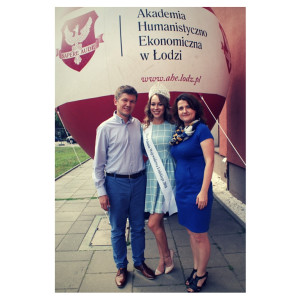 Wizyta Miss Polonia Województwa Łódzkiego w Akademii