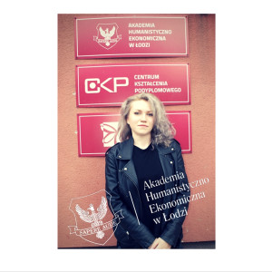 Justyna Szustak Przewodniczą Samorządu Studenckiego AHE w Łodzi 