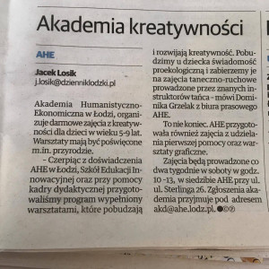 AKD w Dzienniku Łódzkim