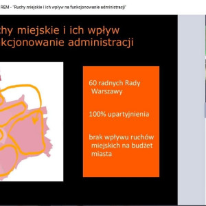 Ruchy miejskie i ich wpływy na funkcjonowanie administracji