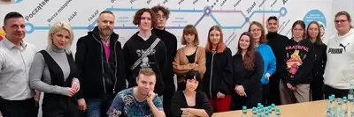 Studenci grafiki z wizytą w Agencji Interaktywnej 2DM z Łodzi